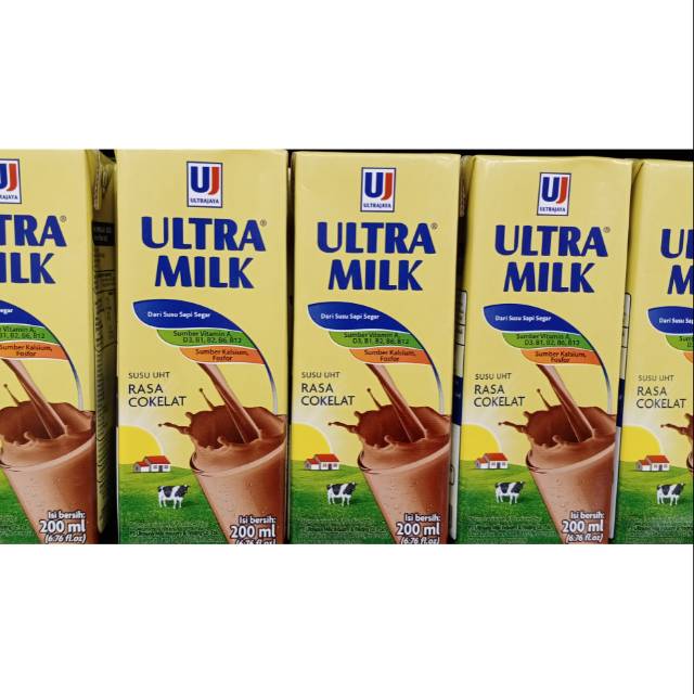 

Ultra milk coklat 200 ml