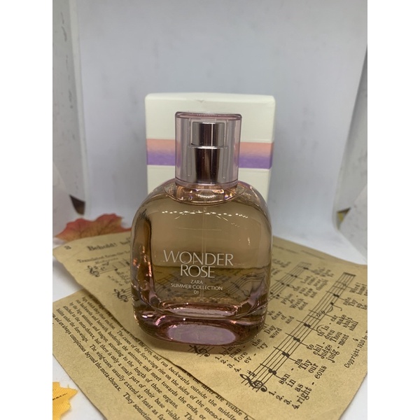 Parfum Zara Wonder Rose Summer Collection 01 Gratis Paperbag