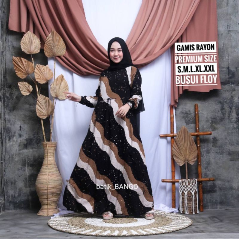 Jual Murah [ Bisa Cod ] Gamis Twill | Gamis Rayon Candi Mekar | Gamis Termurah Tie Dye Handmade By Batik Bango gBeO79MSkyYLAO
