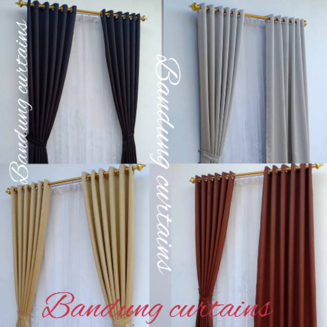 Gordeng Hordeng jendela pintu Model Smokering Black abu Gordeng Hordeng jendela pintu Model Smokering Black abu