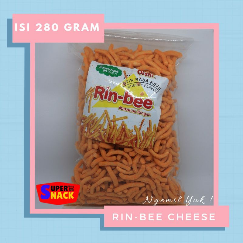 

Rin-bee Cheese 280 Gram Snack Kiloan