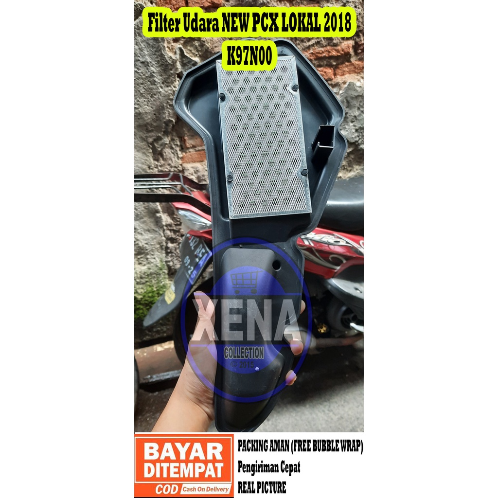 FILTER SARINGAN UDARA PCX 150 K97 S170 / Filter/saringan udara honda PCX 150 ADV 150 LOKAL / Element Comp Air Cleaner - PCX 150 K97 17210K97N00 / Filter Udara New PCX Lokal 2018 K97 N00