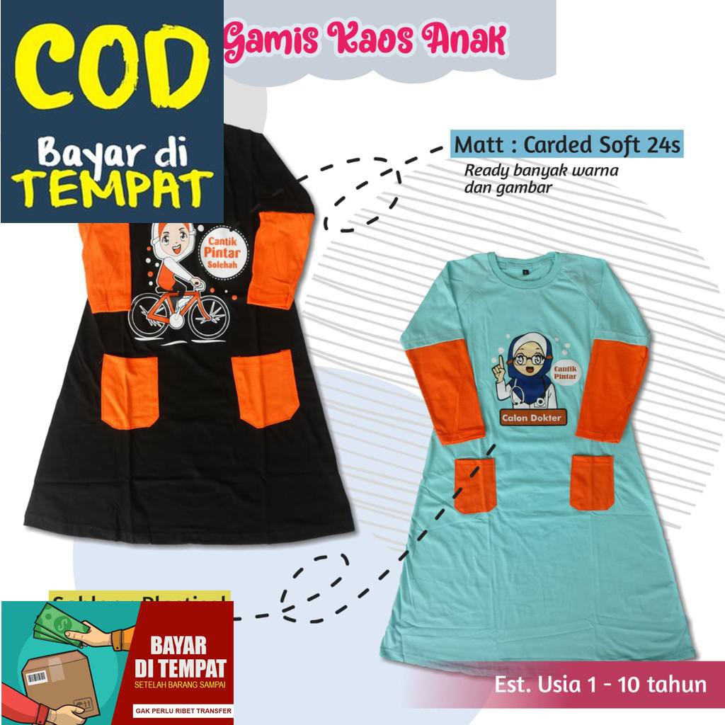 GAMIS KAOS ANAK USIA 2 - 12 TAHUN Sultan