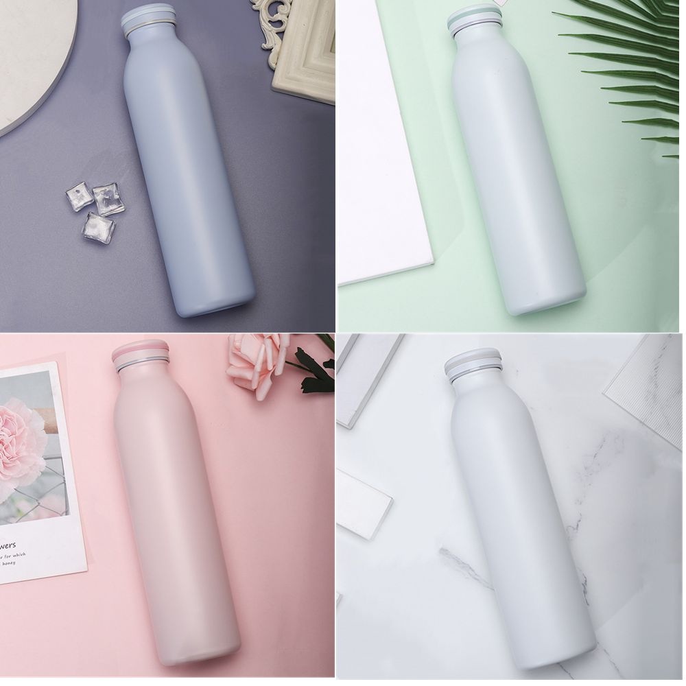 Top 600ml Vacuum Flask Mug Thermal Kapasitas Besar Luar Ruangan Baru