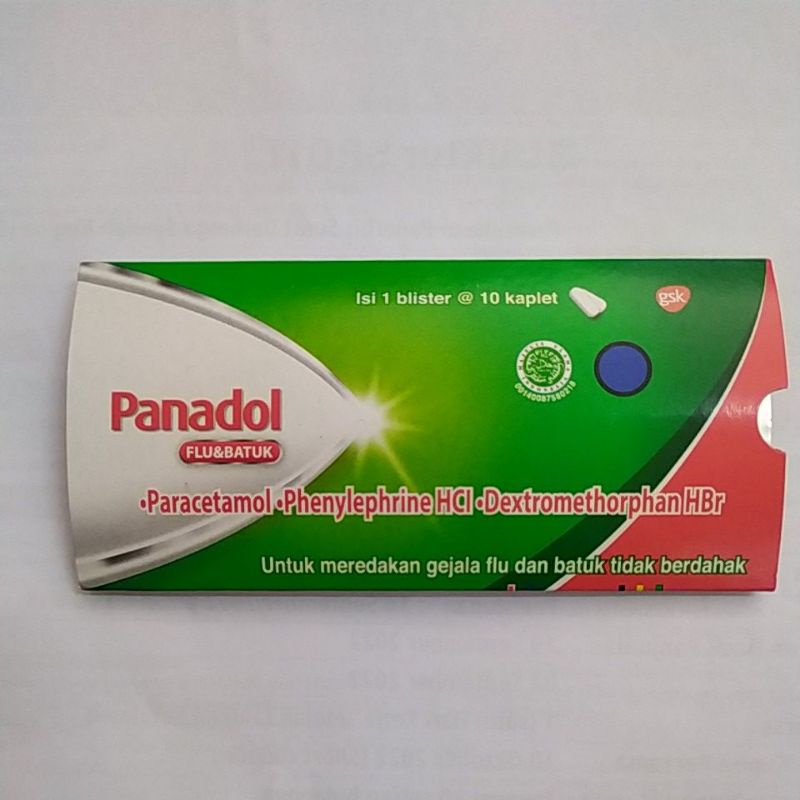 PANADOL HIJAU FLU BATUK TABLET - Obat Flu Batuk Pilek Demam