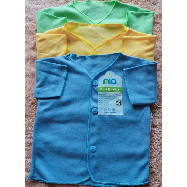 3pcs BAJU BAYI LENGAN PENDEK NEWBORN-BAJU BAYI PREMIUM-BAJU BAYI MURAH SNI