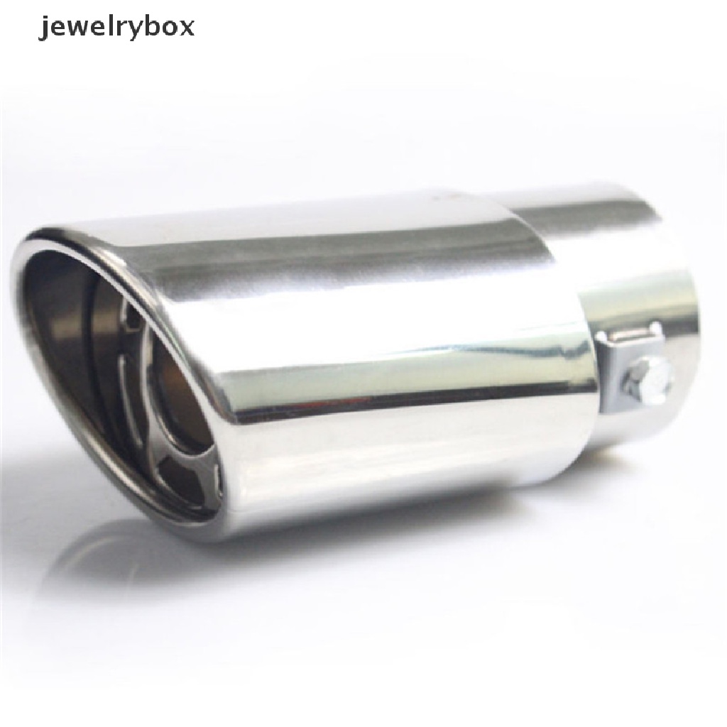 (Box) Muffler Knalpot Mobil Universal Bentuk Bulat Bahan Stainless Steel