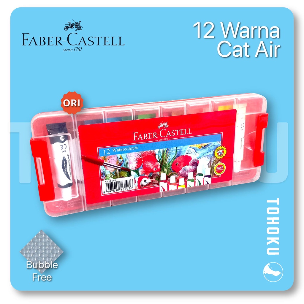 

Faber Castell - 12 Warna Cat Air (Watercolour Paint)