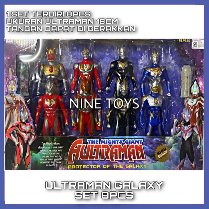 MAINAN SET ROBOT ULTRAMAN GALAXY ULTRA GEED ORB GINGA ZERO