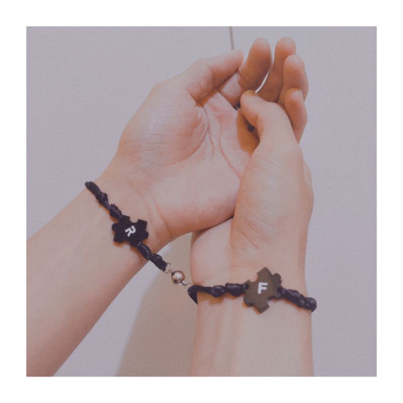 COD GELANG COUPLE PUZZLE / GELANG MAGNET / GELANG PERSAHABATAN ( SUDAH DAPAT 2 GELANG )