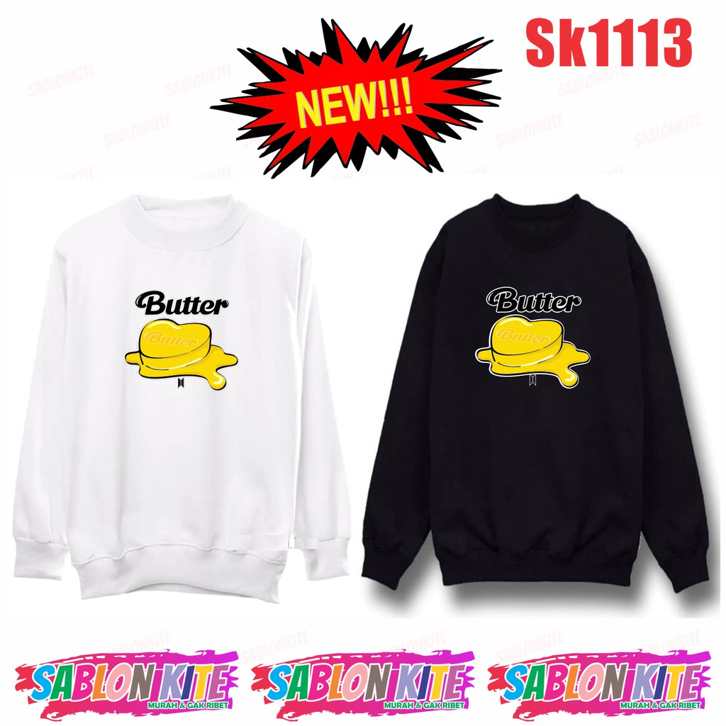 MURAH!!! HOODIE BUTTER KPOP SK1113 UNISEX FLEECE