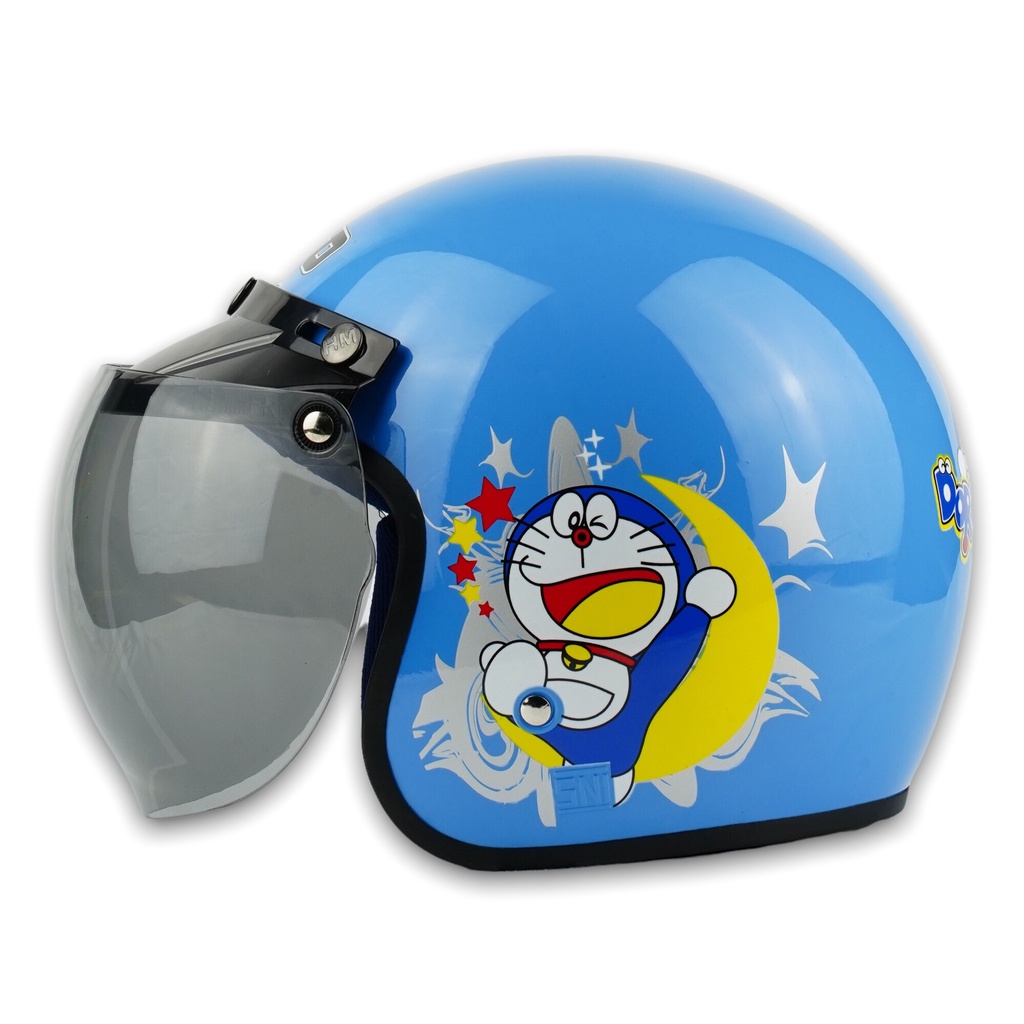 Helm Anak WTO Semi Retro - Doraemon