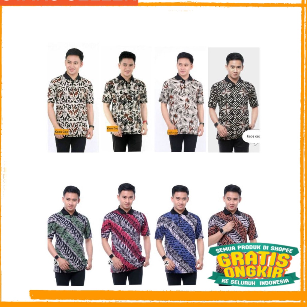 AYAH ANAK KECIL BESAR / [BAYAR DIRUMAH] KAOS POLO |KAOS KERAH BATIK CAP LENGAN PENDEK MURAH TERMURAH