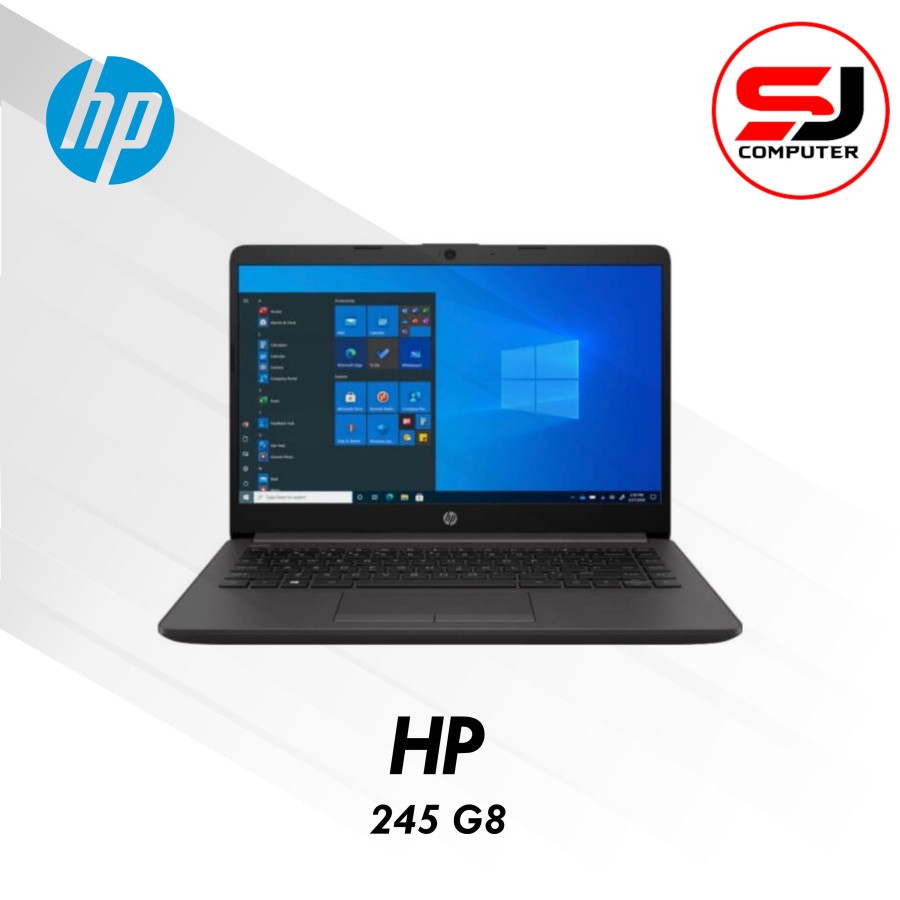 HP 245 G8 AMD ATLHON SILVER 3050U RAM 8GB SSD 512GB WIN10 ORIGINAL