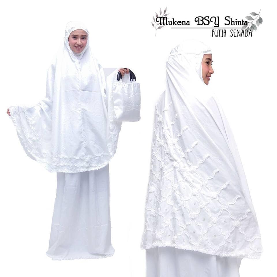 MUKENA BSY SHINTA PUTIH SENADA