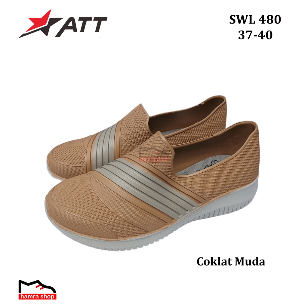 SEPATU KARET ATT SWL 480 SLIP ON WANITA DEWASA