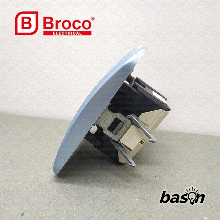 BROCO Galleo Blue / Biru G183 | Antenna Socket Outlet - Colokan TV