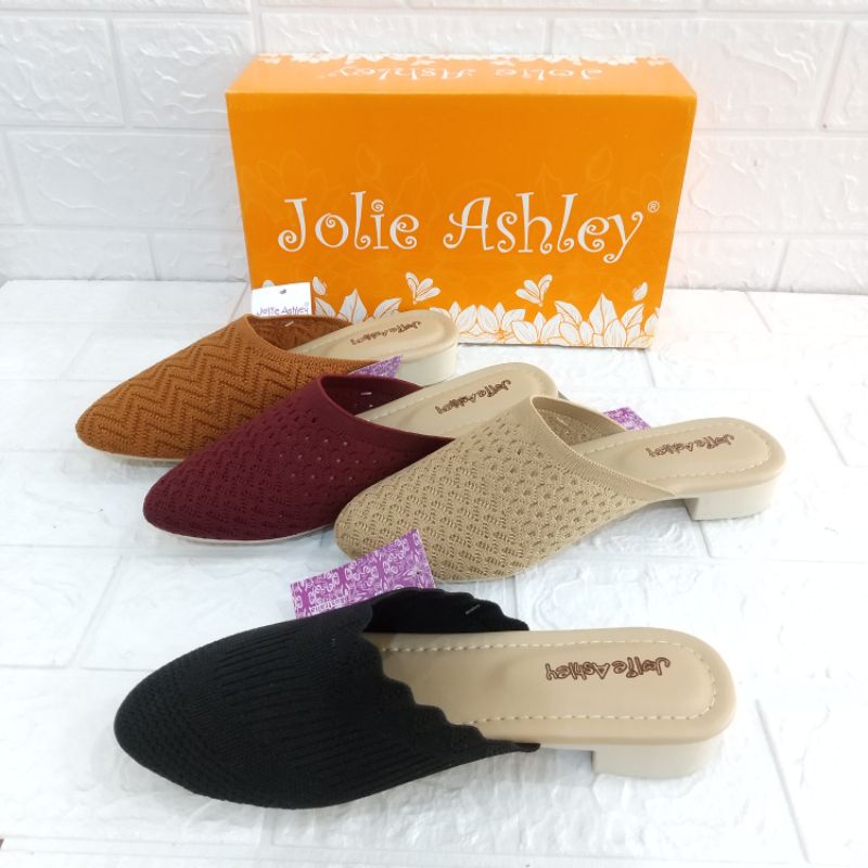 Sandal Fashion Jolie Ashley | Slop Wanita | Sandal Rajut wanita | Slop Rajut Wanita