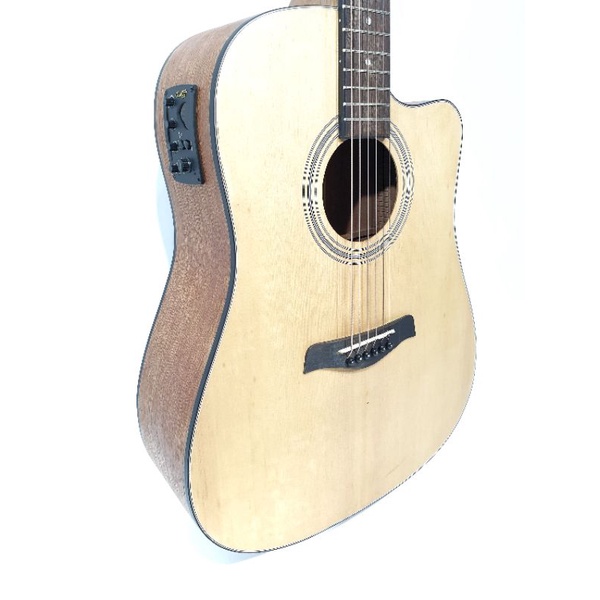 Gitar Akustik Elektrik Merk Cowboy Original Tipe GWC-240 NA NS Equalizer EQ TUNER Cowboy Jakarta
