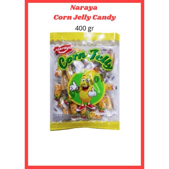 

Naraya Corn Jelly Candy 400gr - Cemilan Imlek - Candy Imlek