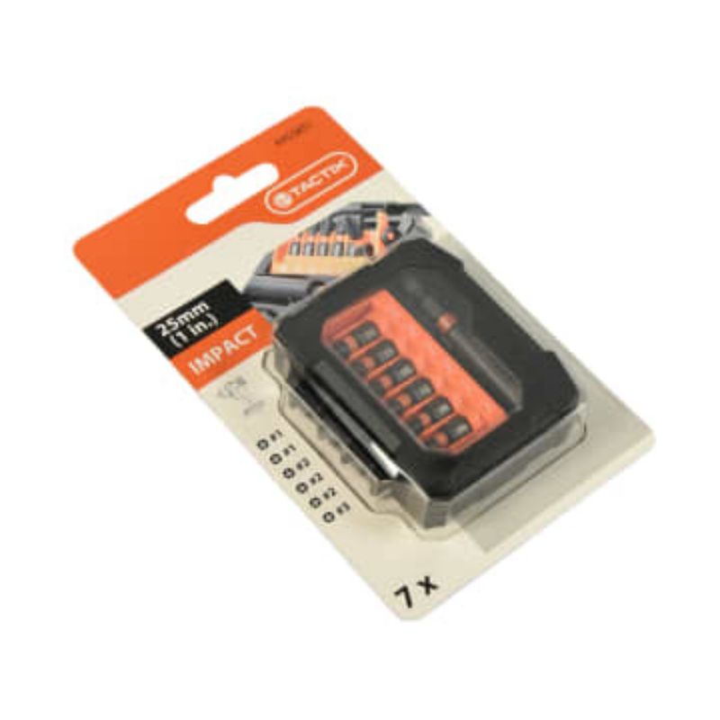 Tactix Set 7 Pcs Mata Obeng Ketok 25 mm