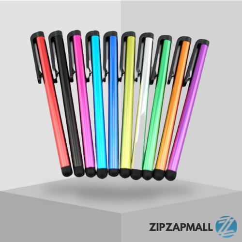 Stylus Aluminium untuk Smartphone &amp; Tablet / Stylus Pen Pencil Tip Pen Ipad Tab Tablet Laptop Hp Android Samsung Lenovo Asus Advan Iphone Universal Capacitive Touch Screen Mini Palm Rejection Menggambar Drawing / Pulpen Pena Ballpoint Stylus Murah Origina