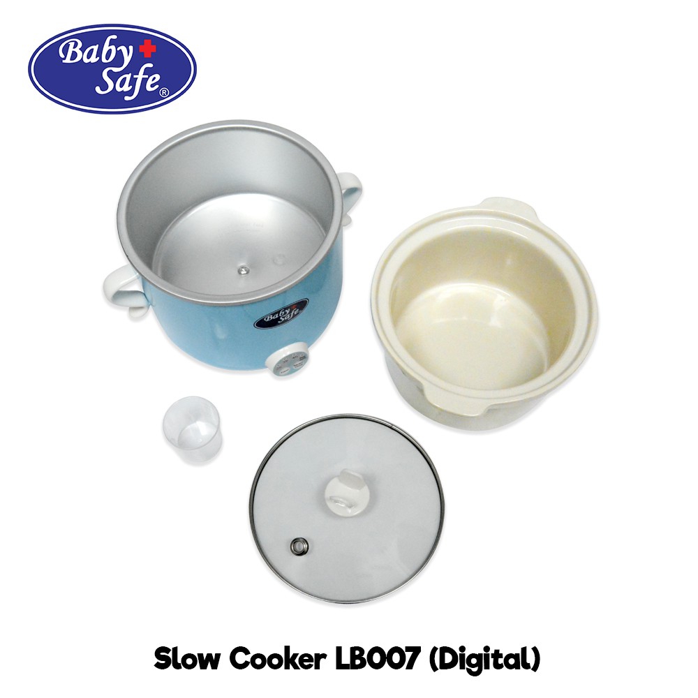 Baby Safe Slow Cooker Digital LB007 Alat Masak MPASI Bayi Rice Cooker