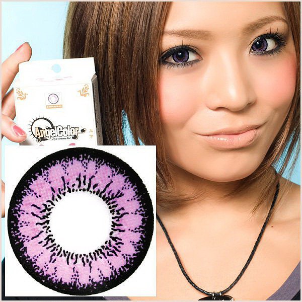 Softlens Geo Angel / Geo Super Angel Series Soflens Soflen Gray Grey Brown Coklat Blue Green Violet