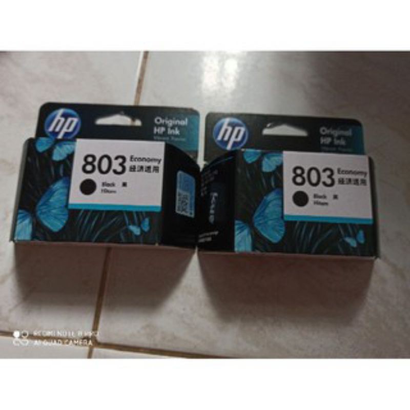 cartridge hp 803 black and color original 100%