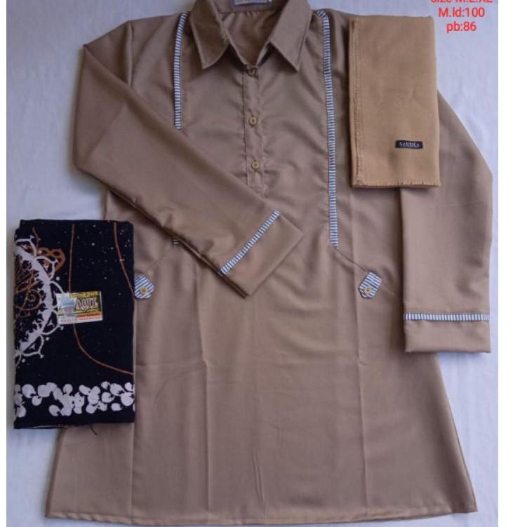 Sangat Nyaman.. SATU PAKET SETELAN SANTRIWATI SERAGAM SANTRIWATI BAJU SANTRI PUTRI