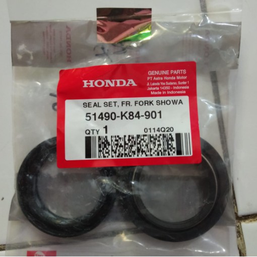 Sil Skok Seal Shock Depan Honda CRF 150 50  X 37 X 11 51490 K84 901 SET