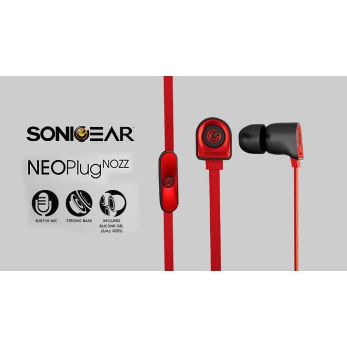 Earphone Sonicgear NeoPlug Nozz dan Treon