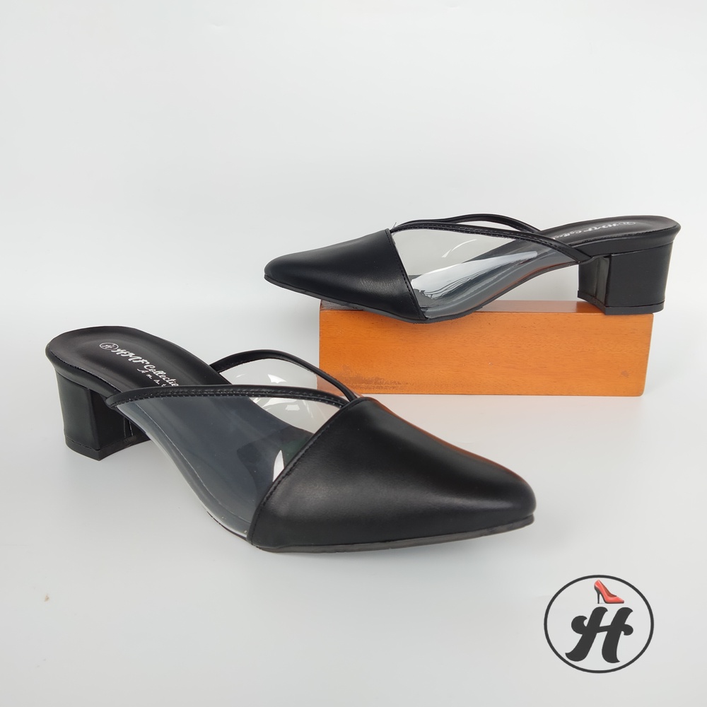 HMF Sepatu Wanita Hak Tahu Selop Mika MD02