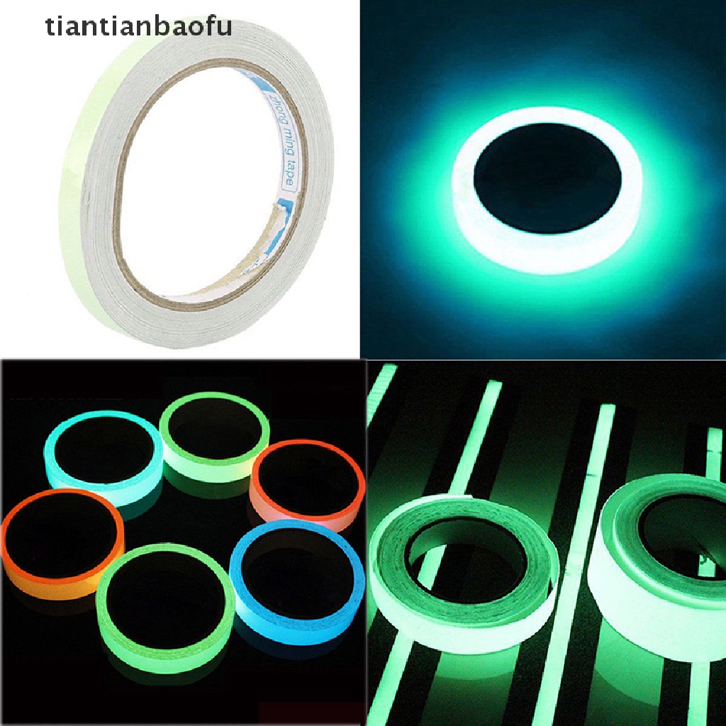 [tiantianbaofu] Luminous Tape Waterproof Self-adhesive Glow In The Dark Safety Stage Home Decor  Boutique