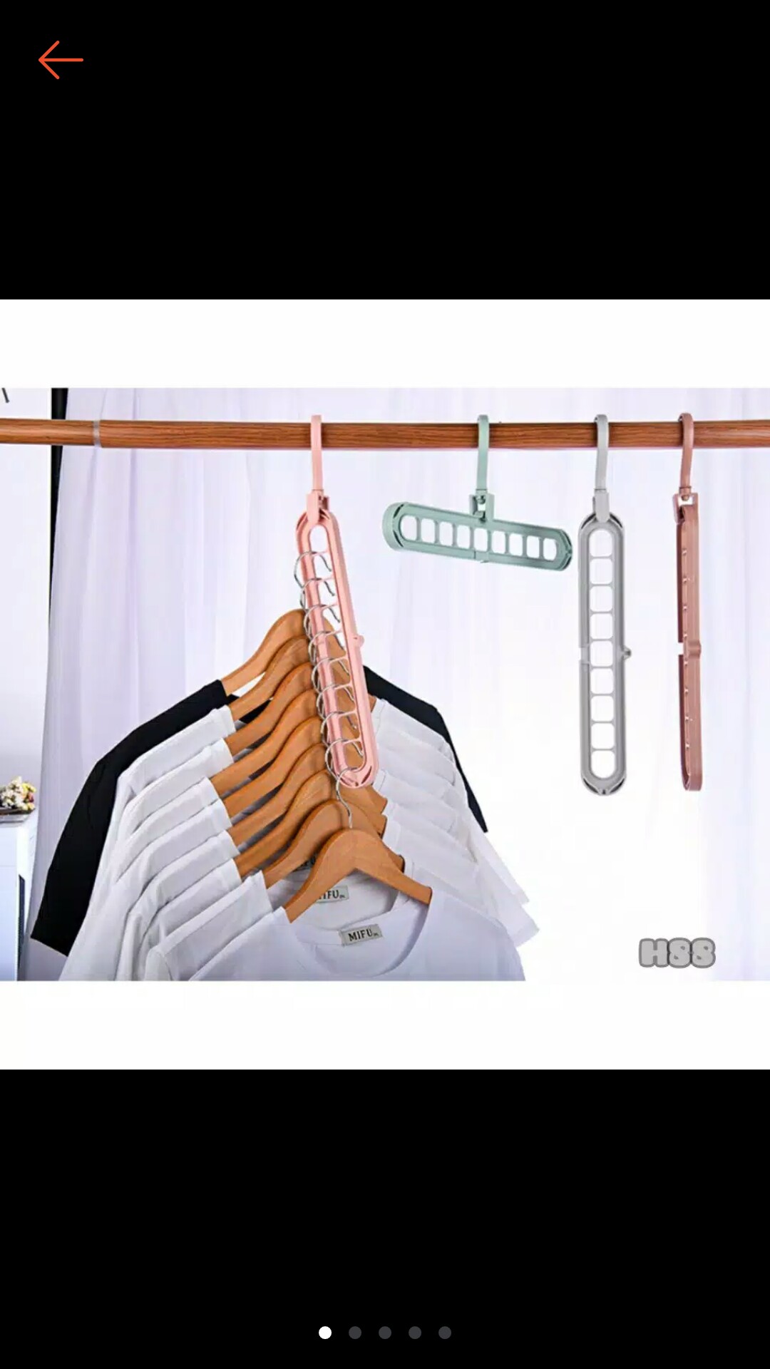 Gantungan Baju 9 In 1 Magic Hanger Gantungan Baju Praktis Hanger Serbaguna Gantungan Hemat Tempat