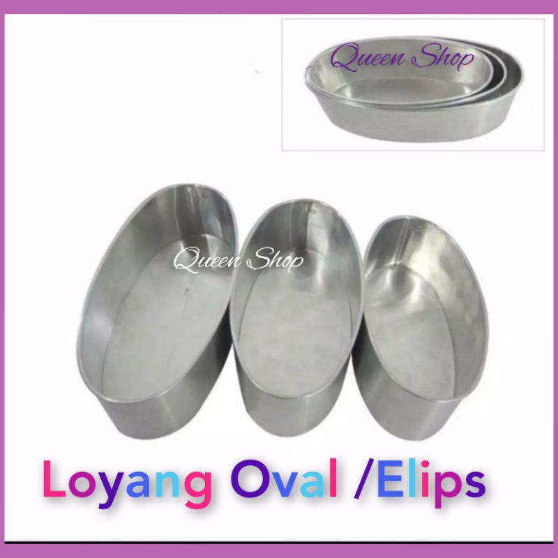 Loyang Bolu Oval/Loyang Elips/Loyang Oval Alumunium