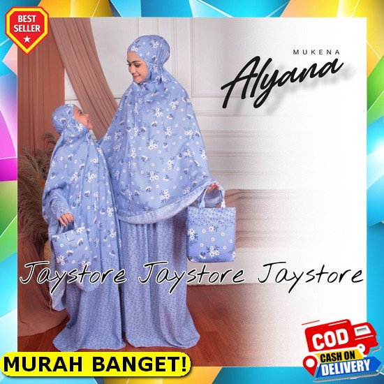 Mukena Anak Adem Branded Ori Mewah Perempuan Katun Jepang Rayon Bali Karakter K4F3 Murah Bordir Cewe