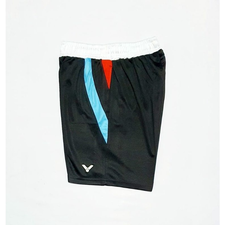 Celana Badminton Victor Import V7037 V022 V708 Crown Collection Hitam putih Navy Celana Olahraga Murah-V012 cc Hitam
