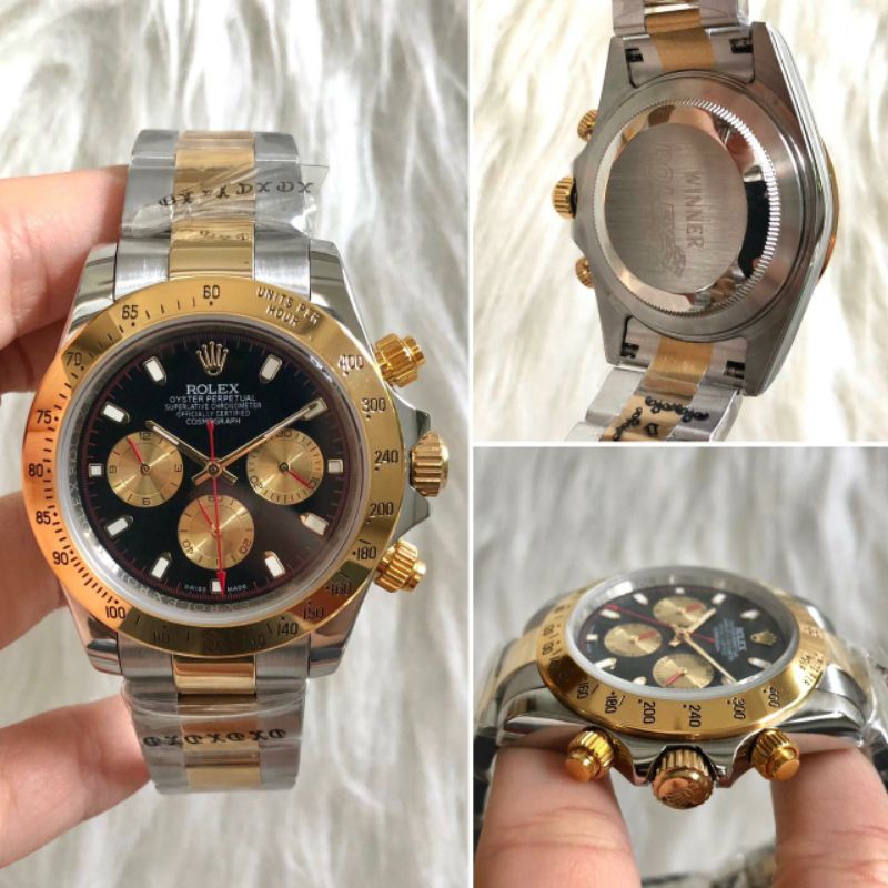 Jam Tangan Rolex Daytona Autometic Super Premium Graden AAA - Rolex Daytona Oyester Super Elegan
