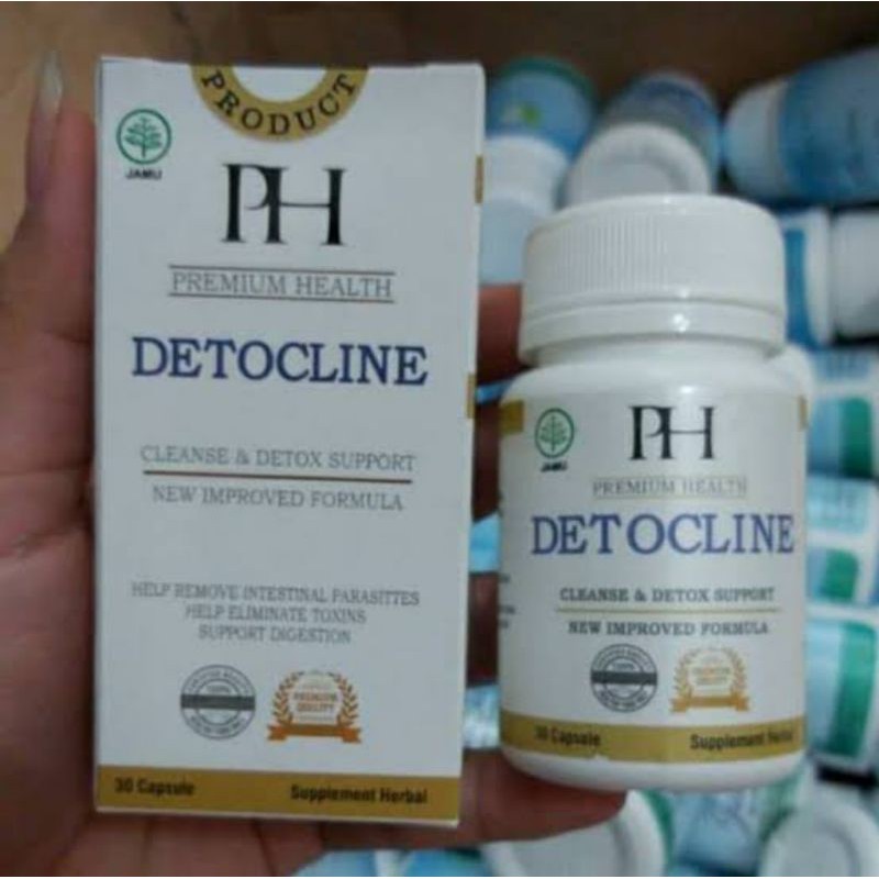 PH DETOCLINE - Obat Anti Parasit Herbal BPOM Resmi