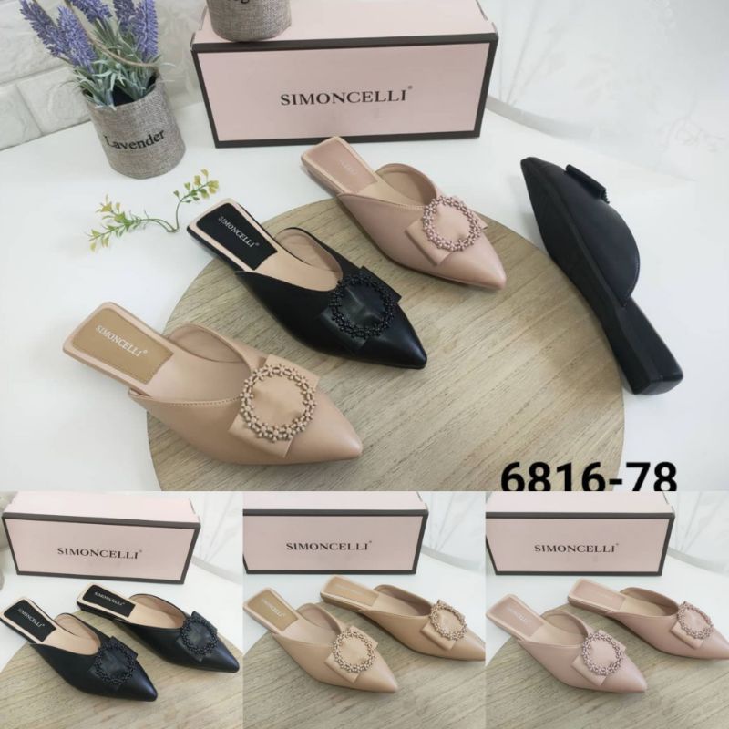 Sandal mules import wanita murah/ sandal mules santai/ sandal mules pesta -78