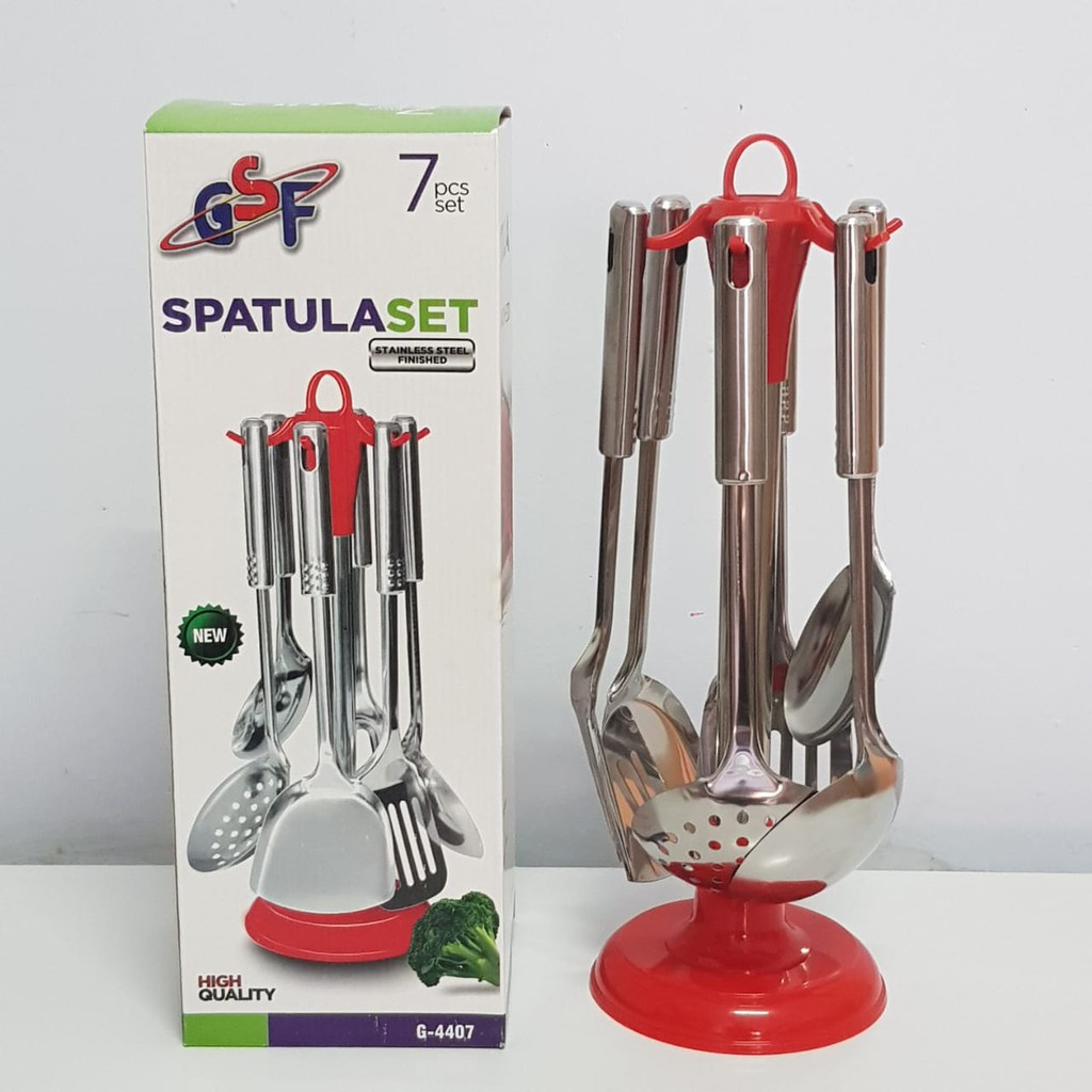 Spatula Set 7pcs  Sutil Set  Spatula GSF G-4406 SPATULA GSF MURAH