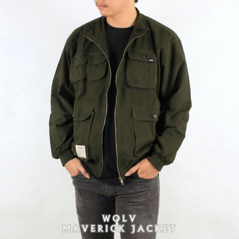 WOLV Jaket Maverick Jaket Semi Parka Jaket Parka Jaket Vintage