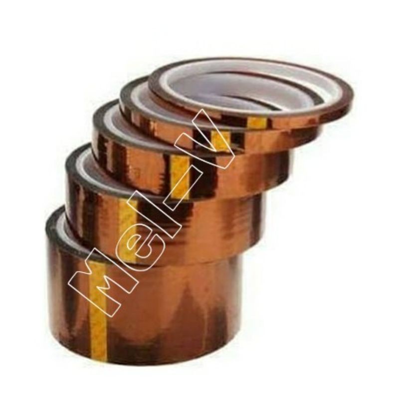 Isolatip ANTI PANAS Solatip / Kapton Tape Anti Panas / Solasi anti panas isolasi
