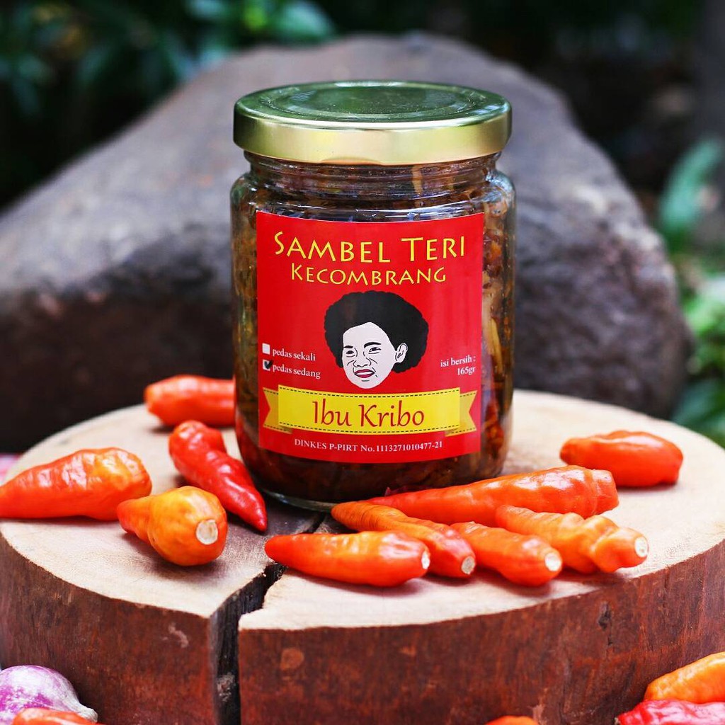 

LAKU SAMBEL TERI KECOMBRANG Sambal Ibu Kribo Khas Bogor (Pedas Sedang)