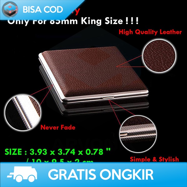 BUNGKUS ROKOK PREMIUM KULIT LEATHER OPHONE EG5831 20 SLOT MURAH ELEGAN