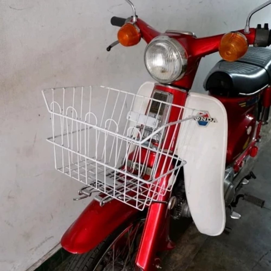 Keranjang rak sayur wadah depan honda c70 c700 c800 supercup astrea 800 astrea star prima grand impressa legenda