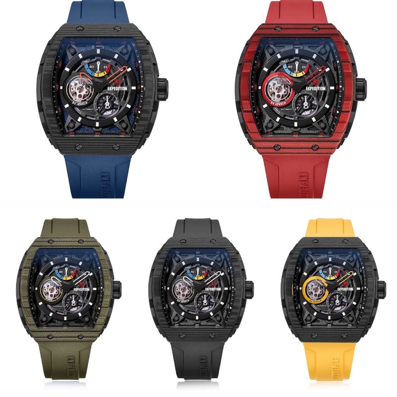 Jam Tangan Expedition E 6782 / E6782 Carbon Original Limited Edition