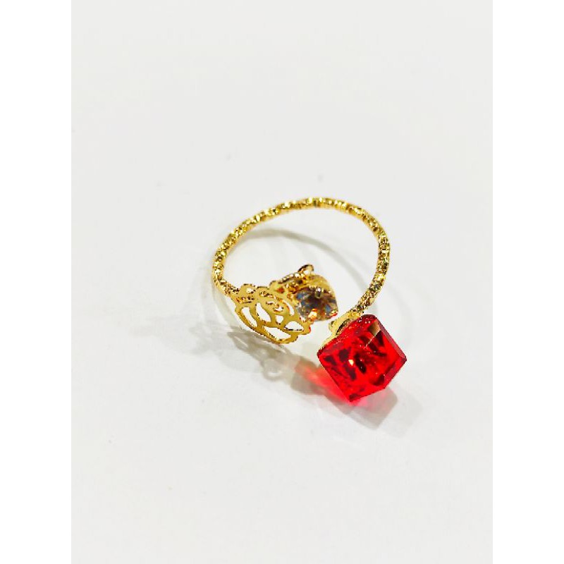 Cincin Fashion Wanita free size biaa besar kecilkan ukuranya