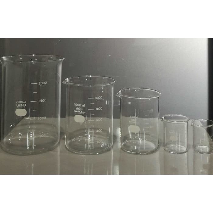 Jual Gelas Kimia Beaker Glass Gelas Beaker Gelas Takar 500ml Shopee Indonesia 9187